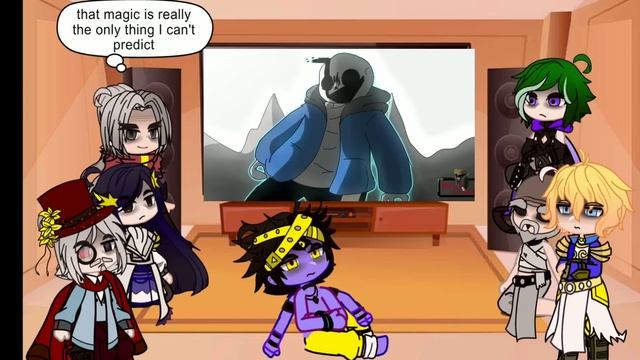 Shuumatsu no valkyri reacts to LB Sans Vs VHS Sans [ Undertale/Undertale au's] смотреть онлайн