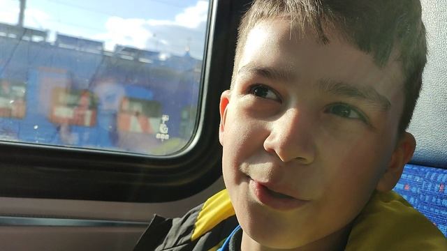 в электричке