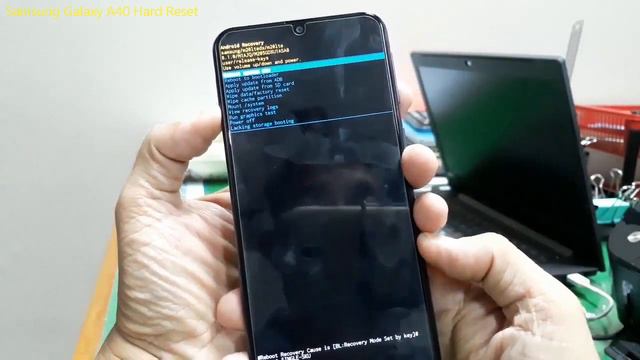 Samsung Galaxy A40 Hard Reset