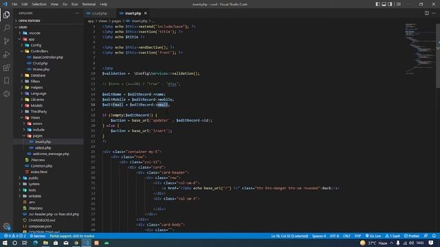 Codeigniter 4 CRUD Application in Hindi (Bug Fixes) - Part 4 смотреть онлайн