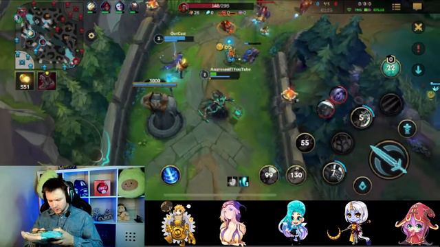 ПОДНИМАЕМ РЕЙТИНГ и ГИЛЬДИЮ / ИГРАЕМ С ДИСКОРДОМ в League of Legends: Wild Rift смотреть онлайн