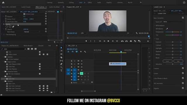 How to REMOVE the background from video without green screen (Premiere Pro Tutorial) смотреть онлайн