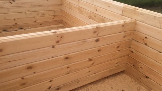 Построенная баня из профилированного бруса смотреть онлайн