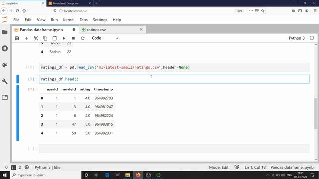 Python Programming | 21 | Data Frames in Pandas Library | Venky смотреть онлайн