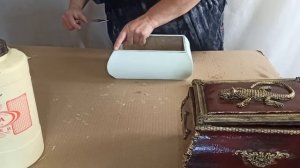 Малахитовая шкатулка из картона своими руками ЧАСТЬ 1