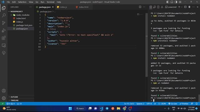 how use npm and use nodemon | MERN COURSE in Arabic смотреть онлайн