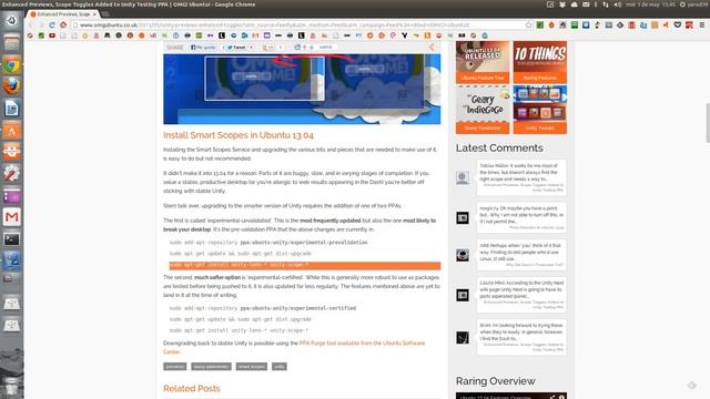 unity scopes inteligentes mediante ppa UBUNTU LINUX UBUNTU смотреть онлайн