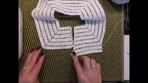 Платье для крещения крючком. Часть 1. Taufkleid für Mädchen häckeln, Teil I