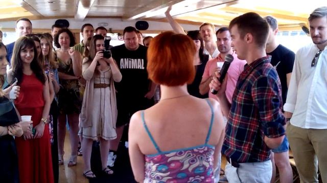 В какой руке приз? Выпускной БМ СПб, 2 авг 2014 смотреть онлайн