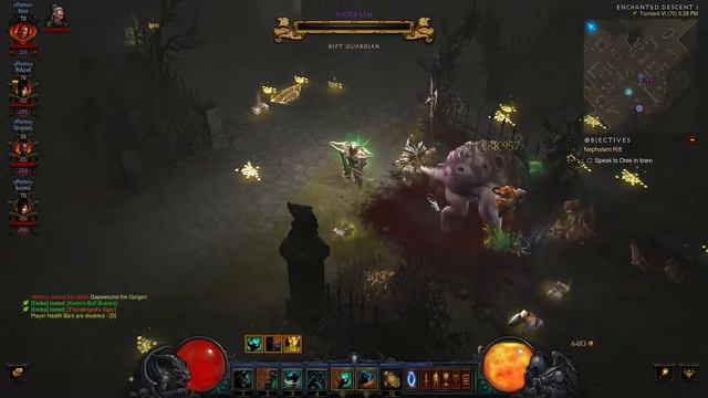 Diablo 3 Rat King ( Hamelin ) - New Rift Guradian Bug смотреть онлайн