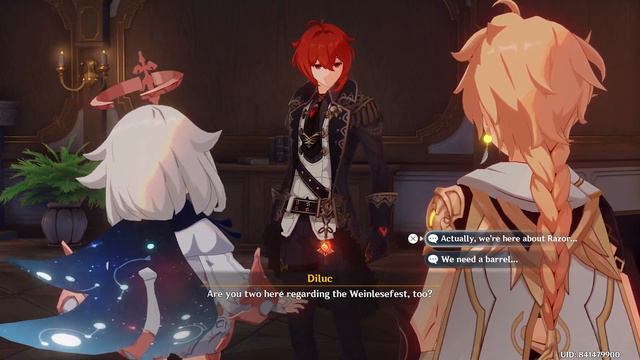 Diluc is NOT fond of seeing Kaeya - Genshin Impact 3.1 смотреть онлайн