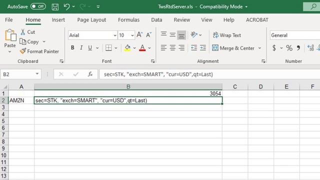 Using RealTimeData (RTD) server for Excel смотреть онлайн