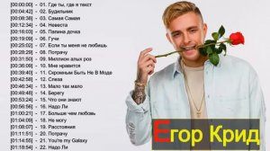 Егор Крид Слушать песни онлайн Egor Kreed New Album 2018