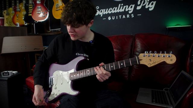 FENDER FSR Custom Shop Custom Deluxe Stratocaster AAA+ "Purple Satin + Rosewood" смотреть онлайн