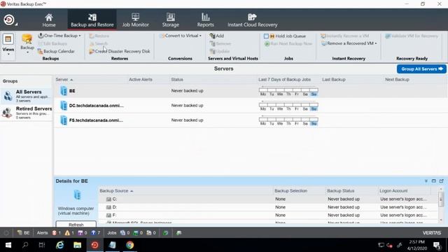 Veritas Backup Exec 21 (VBE) - Adding Server , Deduplication Storage , Running B/up !!! смотреть онлайн