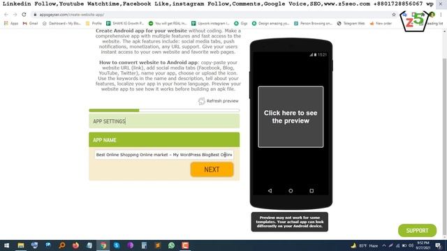 Part 30 How to Convert Website To Apk For Free No Codeing смотреть онлайн