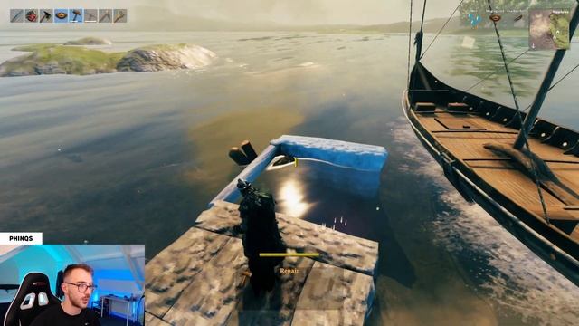 How to Build an Impressive Boat Dock | Valheim смотреть онлайн