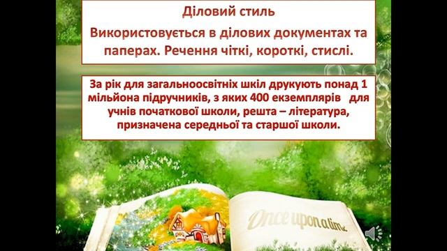 Урок української мови. 4 клас. Стилі текстів смотреть онлайн