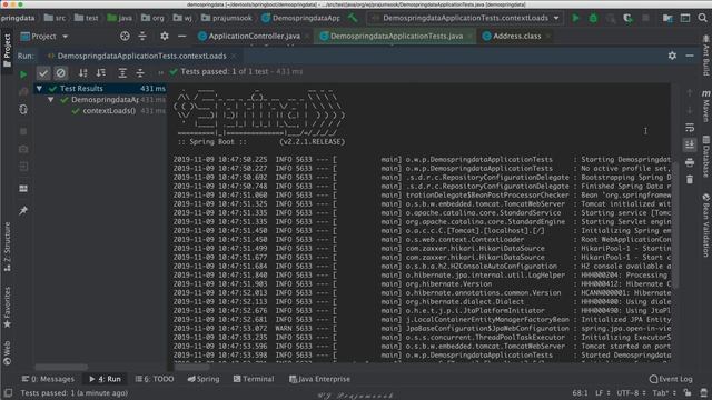 Spring Boot with Spring Data JPA смотреть онлайн