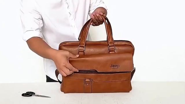 Сумка портфель мужской Jeep смотреть онлайн