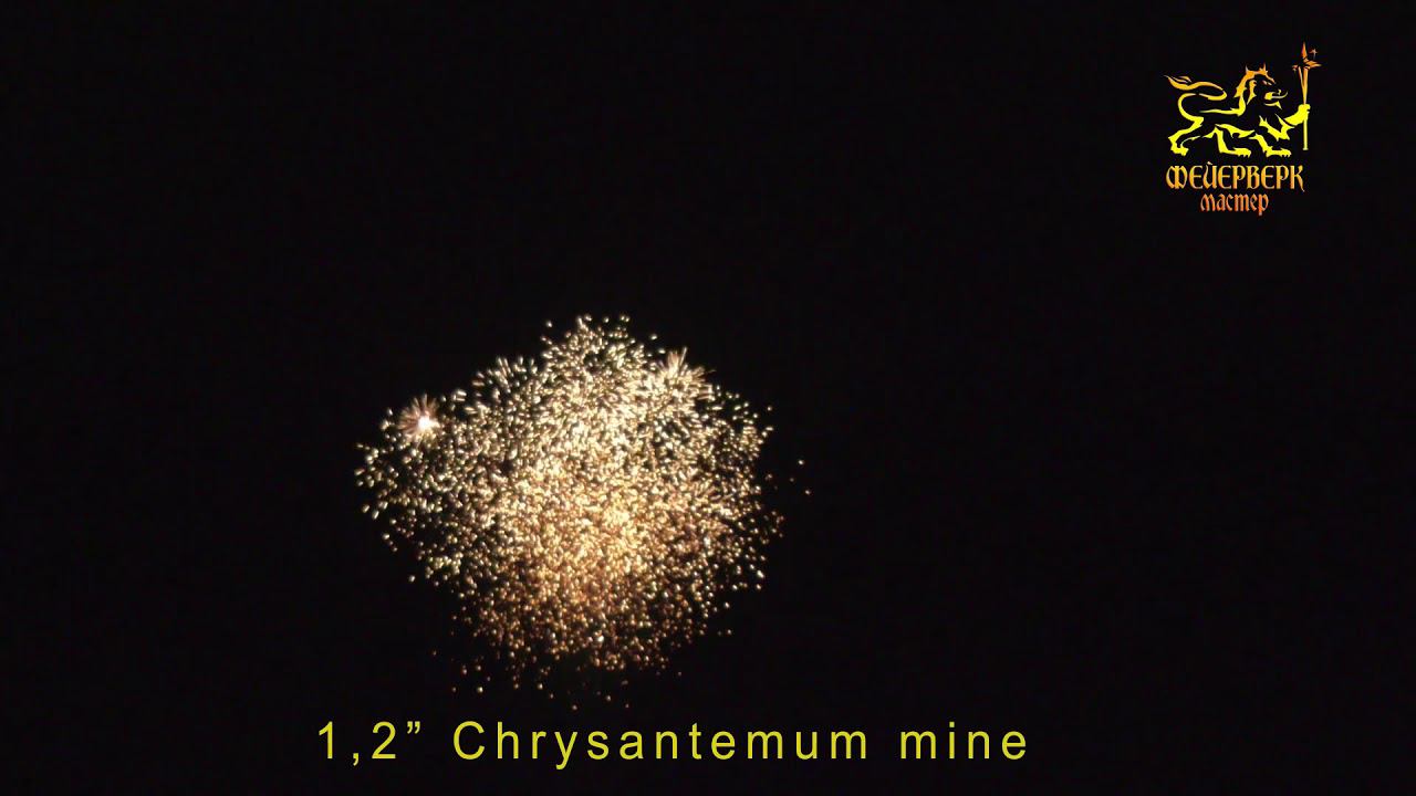 FM501 Одиночный салют 1,2"(Chrysantemum mine) смотреть онлайн