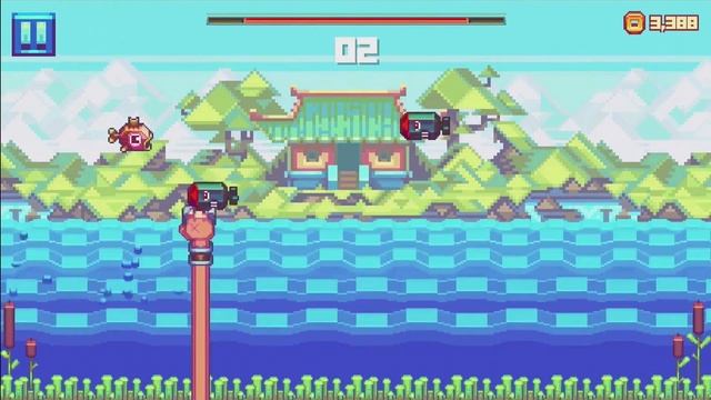 Fish Fist | pixel arcade game| iOs смотреть онлайн