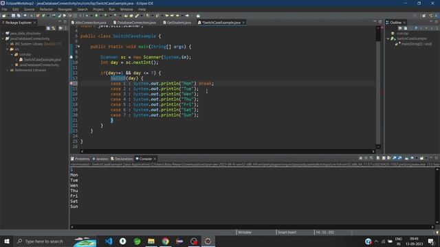 new switch case statement in java смотреть онлайн