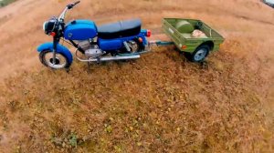 Покатушка: Восход, прицеп Енот, боярышник с березкой!