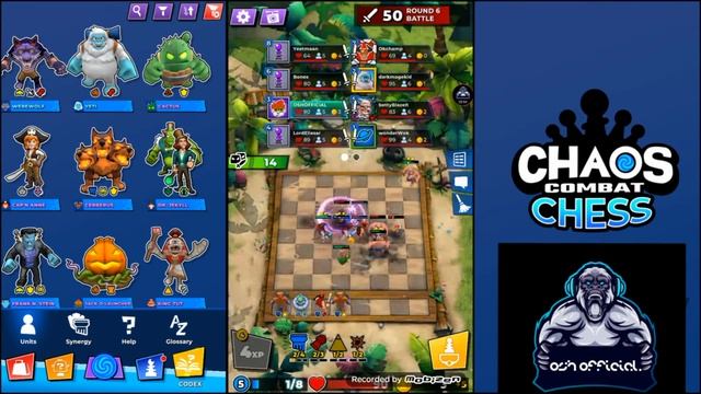 CHAOS COMBAT CHESS RANKED MATCH GAMEPLAY смотреть онлайн