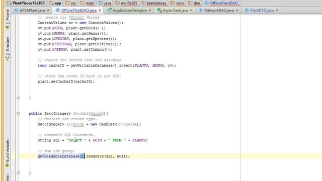 Use Cursor and HashSet to get results from SQLite in Android смотреть онлайн