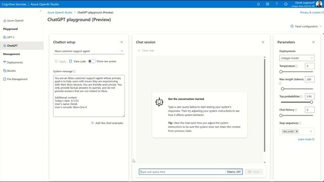 Azure OpenAI Studio에서 바로 시스템 메시지를 사용하여 ChatGPT를 사용자 지정하는 방법 смотреть онлайн