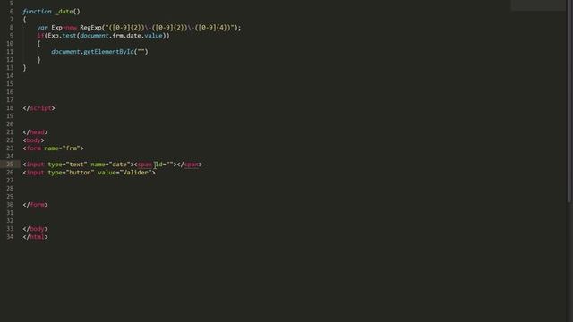 Validation Date Avec Javascript смотреть онлайн