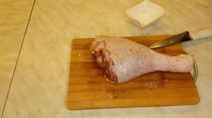 Голень индейки в духовке с картошкой - очень просто и вкусно!