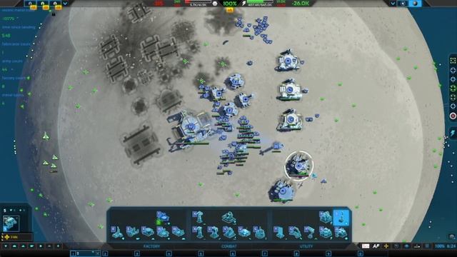 Devastating Nukes - 3 player FFA - Planetary Annihilation Titans смотреть онлайн