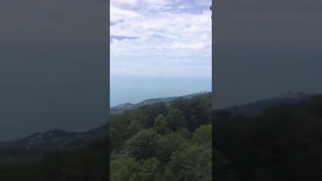 Вид с колеса обозрения) озеро Ахун г.Сочи lookout tower Ahun. Sochi смотреть онлайн
