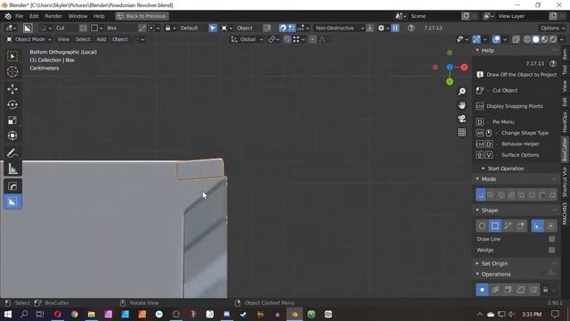 Speed Modeling a Science Fiction Gun - Blender 2.9 смотреть онлайн