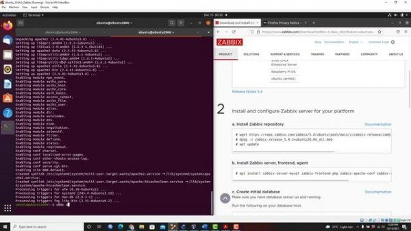 Installasi Zabbix Server di GNS3 dan Virtual Box
