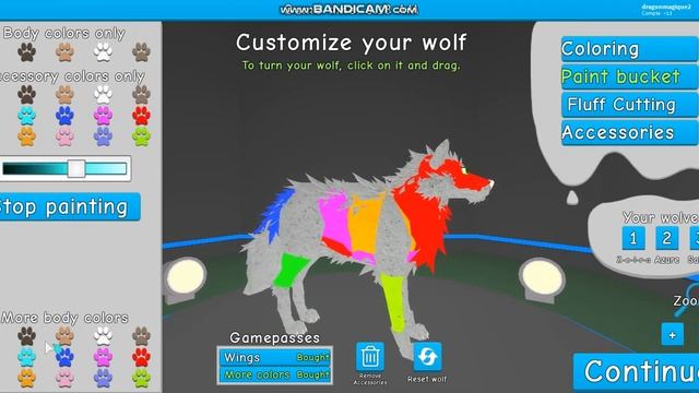 Wolves's Life Beta: Neon colors + Zeira Skin! (Roblox) смотреть онлайн
