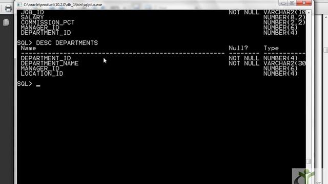 02-Oracle SQL-Common SQLplus Commands смотреть онлайн