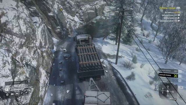 SnowRunner(Аляска) - MAN успешно пополнил запасы города смотреть онлайн