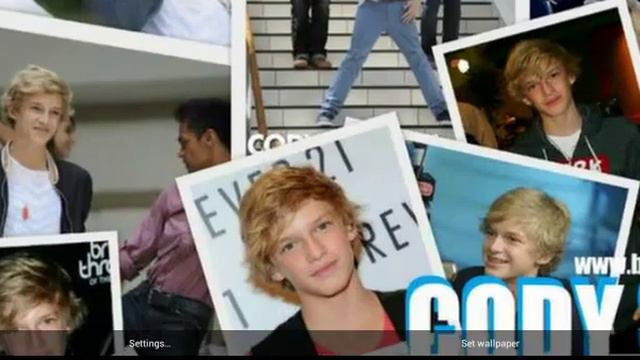 Cody Simpson Live Wallpaper Android Application смотреть онлайн
