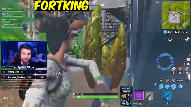 Streamers React to *NEW* LOCATION 'Grimy Greens' on THE BLOCK in Fortnite смотреть онлайн