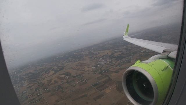 Airbus A321NEO(VQ-BGU) S7 Airlines / Салоники(SKG)-Москва(DME) / Посадка в сложных метеоусловиях