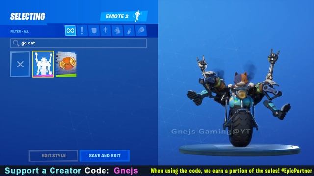 Go Cat Go | Fortnite Emote смотреть онлайн