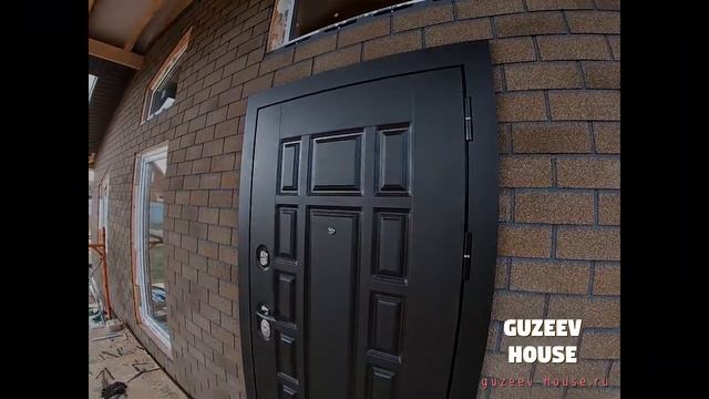 Строительство одноэтажного дома 11х12м с наружней отделкой ХАУБЕРГ смотреть онлайн