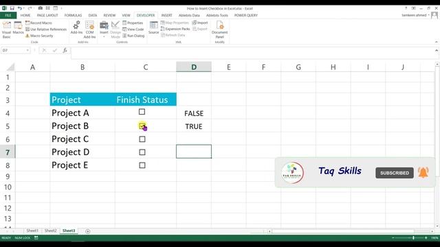 Effortless Task Tracking in Excel Insert #checkboxes in excel & #calculate Completion Percentage смотреть онлайн