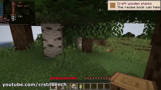 AMD Radeon HD 7750 / Minecraft Java @1080p 12 chunks смотреть онлайн