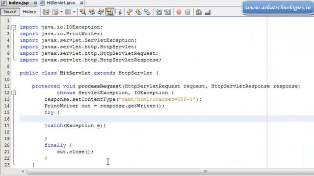 J2EE Servlet Tutorials For Beginners 12 How to create a web page which display visitors count смотреть онлайн
