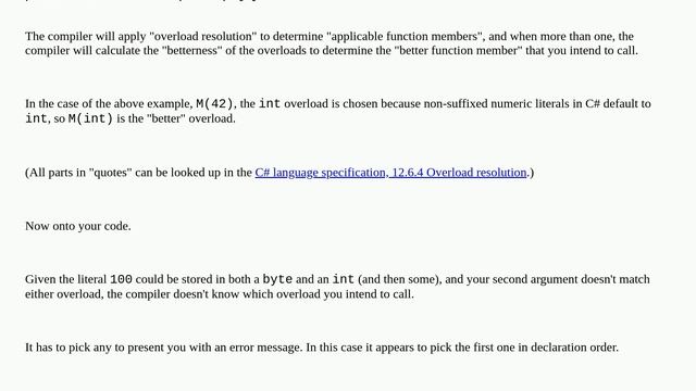 Why does C# attempt to convert int? to byte when using Math.Min? смотреть онлайн
