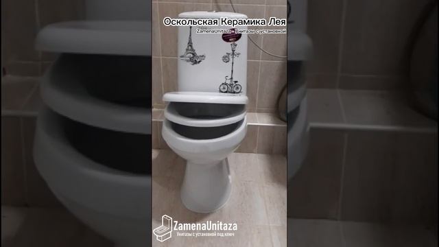 Унитаз купить с установкой под ключ - Оскольская Керамика Лея Люкс Декор Велосипед Косой Выпуск смотреть онлайн
